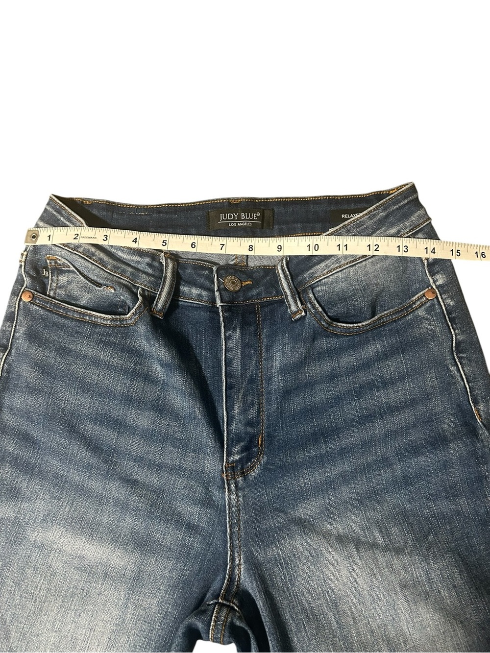 Judy Blue Size 29 Relaxed
Crop Jeans Fringe
Hem Distressed
Denim - Picture 7 of 8